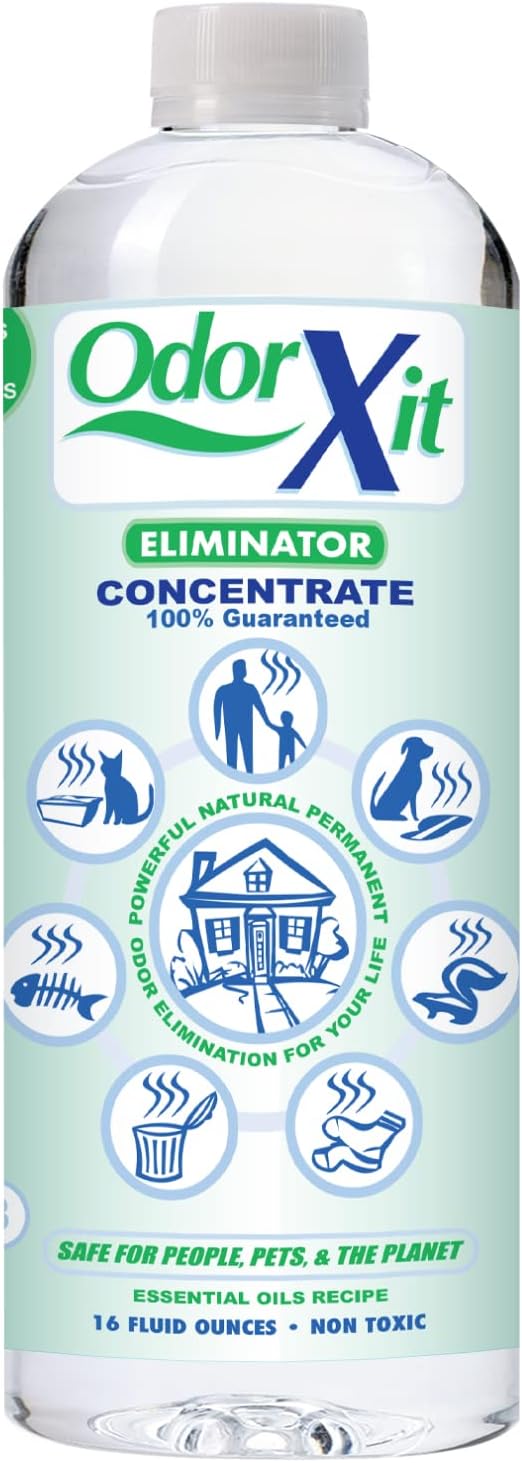 Pet Urine Odor Eliminator Spray, Ideal for Cat, Dog Poo and Urine Smell, Versatile & Natural Odor Neutralizer for Home and Outdoor Use, Ready to Use, 16oz