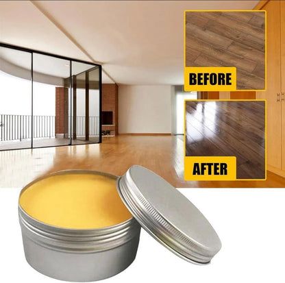 Premium Beeswax Paste Wood Finish & Polish Cutting Board Sealer,Bees wax furniture polish and cleaner,Protects & Restores Furniture Polish for Floors,Cabinets,Tables,for all seasons(200g)