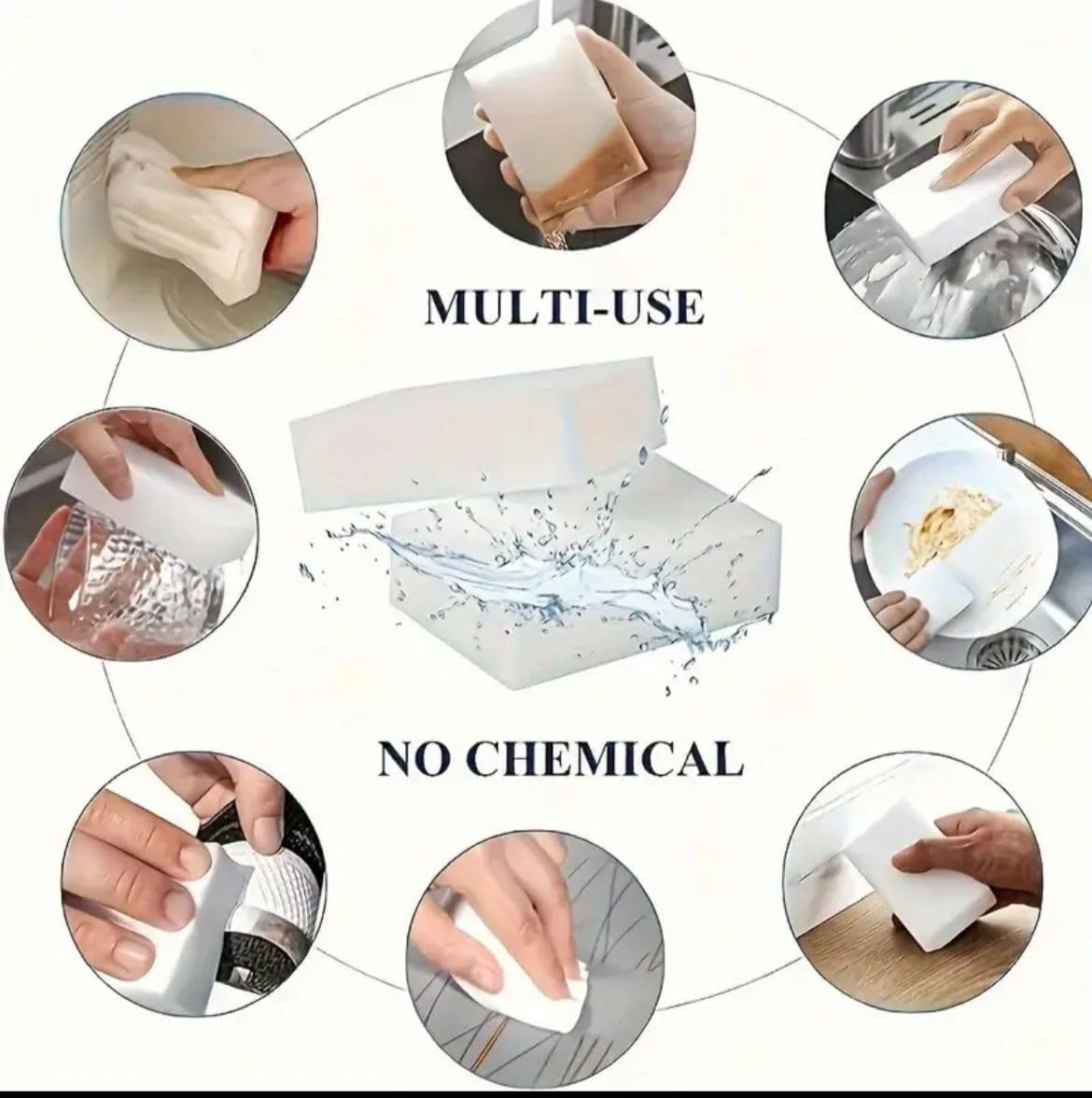 Esponjas Mágicas. Paquete de 25 esponjas de melamina,esponjas mágicas, pared,producto borradores magicos,limpieza para cocina, baño, paredes,Zapatos,Extra gruesas y duraderas,Solo agua