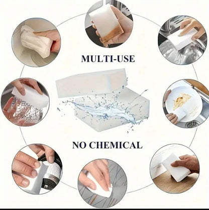 Esponjas Mágicas. Paquete de 25 esponjas de melamina,esponjas mágicas, pared,producto borradores magicos,limpieza para cocina, baño, paredes,Zapatos,Extra gruesas y duraderas,Solo agua