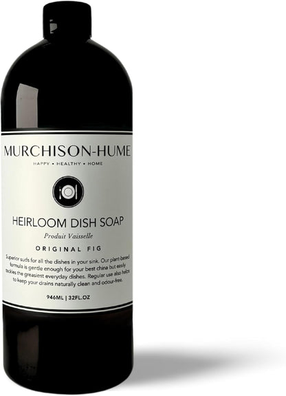 Murchison-Hume Heirloom Dish Soap | Plant-Based Dishwashing Liquid | Tough on Grease | Gentle on Hands & Sensitive Skin | Non-Toxic | Safe for Fine China | Australian White Grapefruit | 16 fl oz