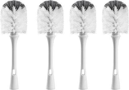 Bottle Brush Replacement Head for OXO Bottle Brush Tot Only, 2 Pack Bottle Brush Refills, Dual Bristle Design for Baby Bottles, Water Bottles, Glasswares