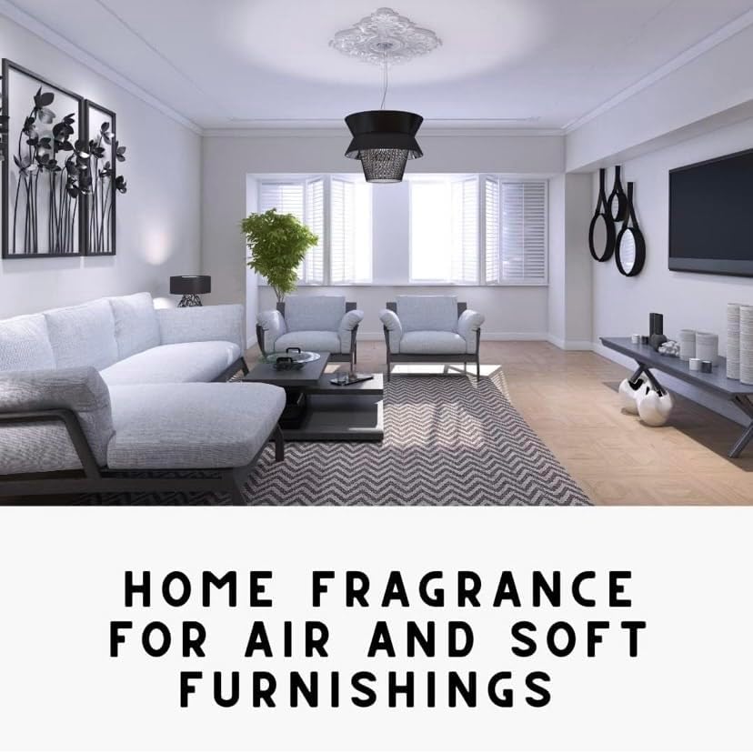 Home 'Noir Luxe' Sea Salt & Ozone Carpet Powder for Vacuuming,Upholstery Freshener with Room Spray Bundle, Air/Fabric/Linen Odor Eliminator, Pet Safe, Spring Cleaning