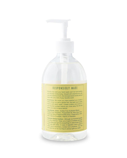 Rebel Green Fresh & Clean Hand Soap Refill - Natural Liquid Hand Soap Refill for Bathroom & Kitchen - Lavender & Grapefruit Scent, 32 Fl Oz