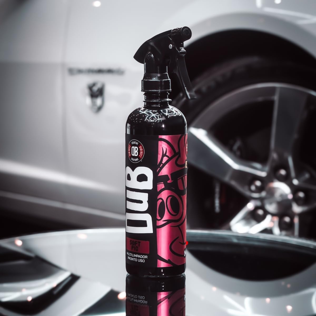 DUB BOYZ Soft Pig All-Purpose Cleaner Spray – Multi-Surface Vehicle Cleaner, Safe on Upholstery, Leather, Plastics, Metals, Fresh Scent, No Residue, 16 oz