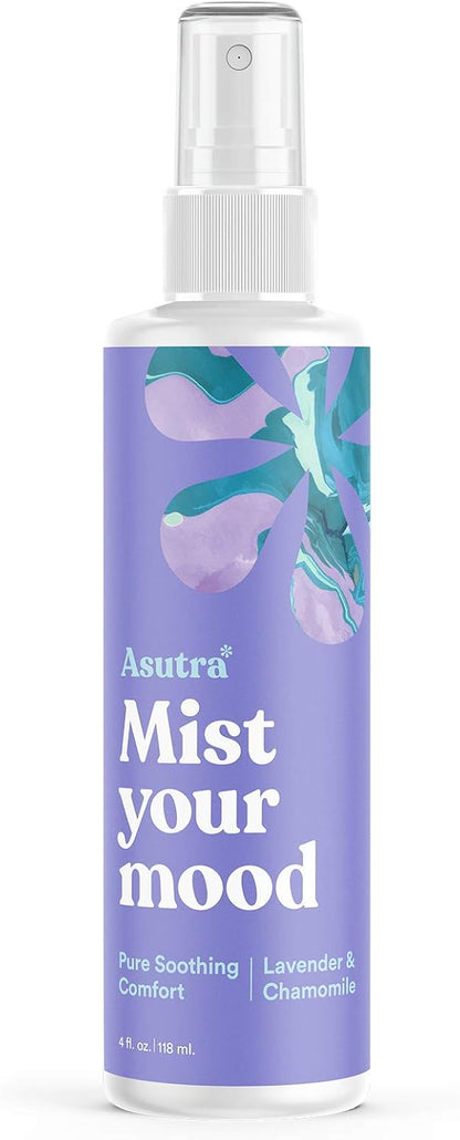 ASUTRA Multi-Use Essential Oil Aromatherapy Spray (Citrus & Eucalyptus), 4 fl oz – Mist for Face, Body, Rooms & Linens – Car, Fabric, and Bathroom Freshener