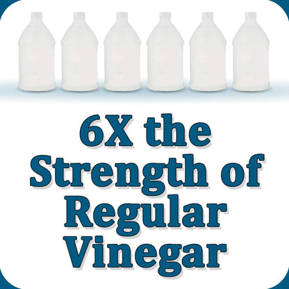 Natural Armor 30% Vinegar Industrial Strength Cleaning Agent Concentrate - 6X Stronger Than Regular Vinegar (128 Oz Gallon)