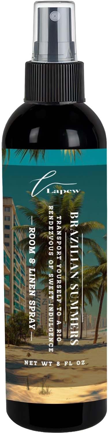 Lapew Room & Linen Spray | Fragrance Mist for Home, Car & Office | Fabric & Air Freshener | Neutralizing Mist | Made in USA | Cozy Cinnamon & Apple - Colors A
