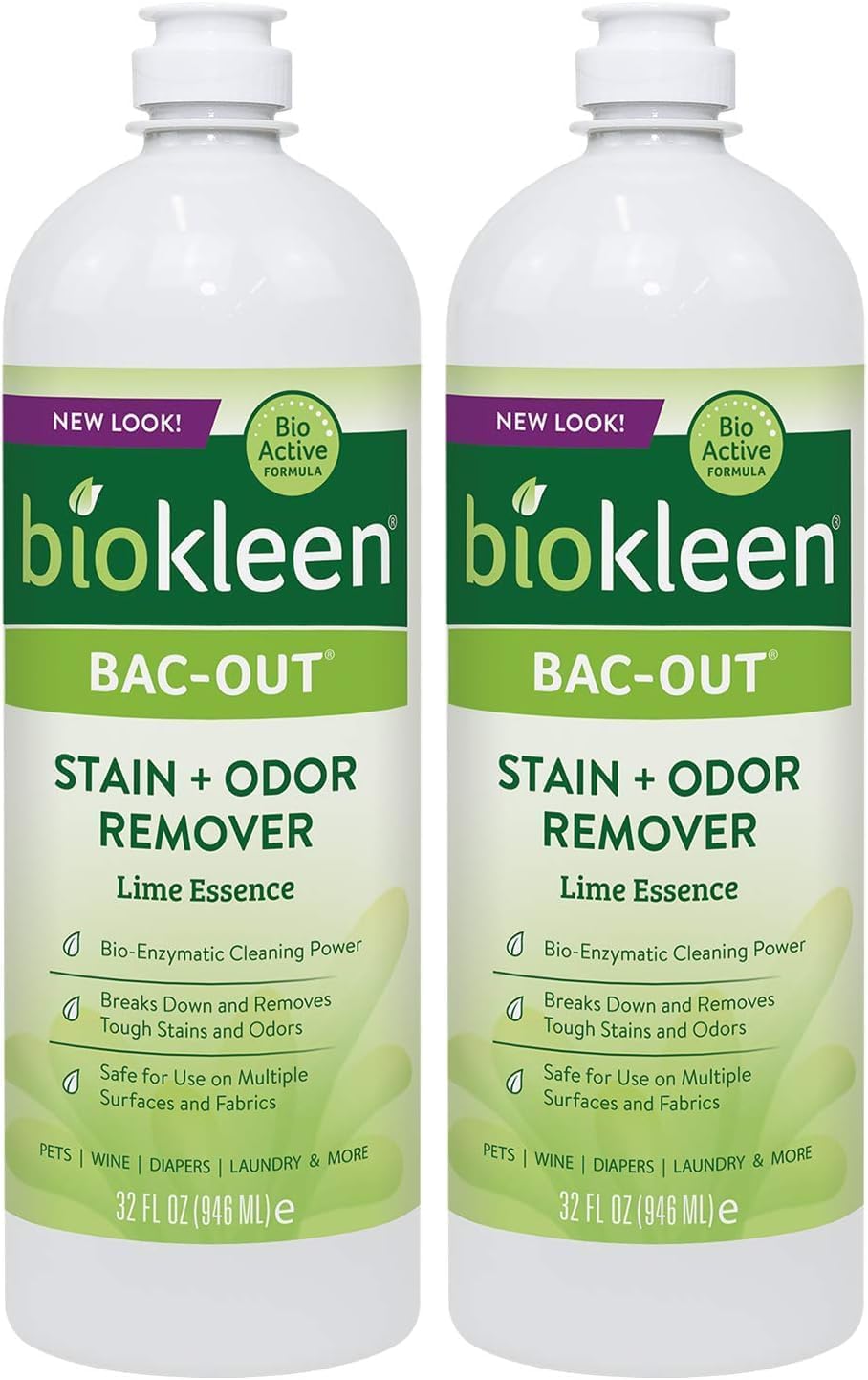 biokleen Bac Out Stain & Odor Eliminator with Live Enzyme Cultures, 32 oz