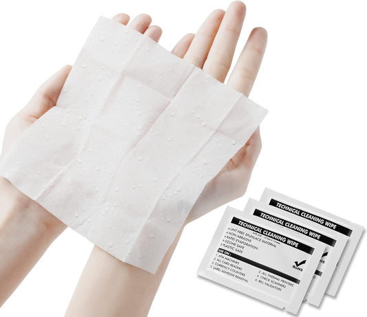 99.9% Technical Prep Pads 5.7"×5.9" Multi-Purpose Large Non Woven Handy Wipes Cleaning for Surfaces/Electronics/Industrial/Thermal Paste Remover, etc, 40/Box