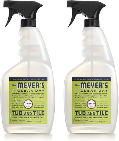 MRS. MEYER'S CLEAN DAY Tub and Tile Cleaner, Lemon Verbena 33 Fluid Ounce