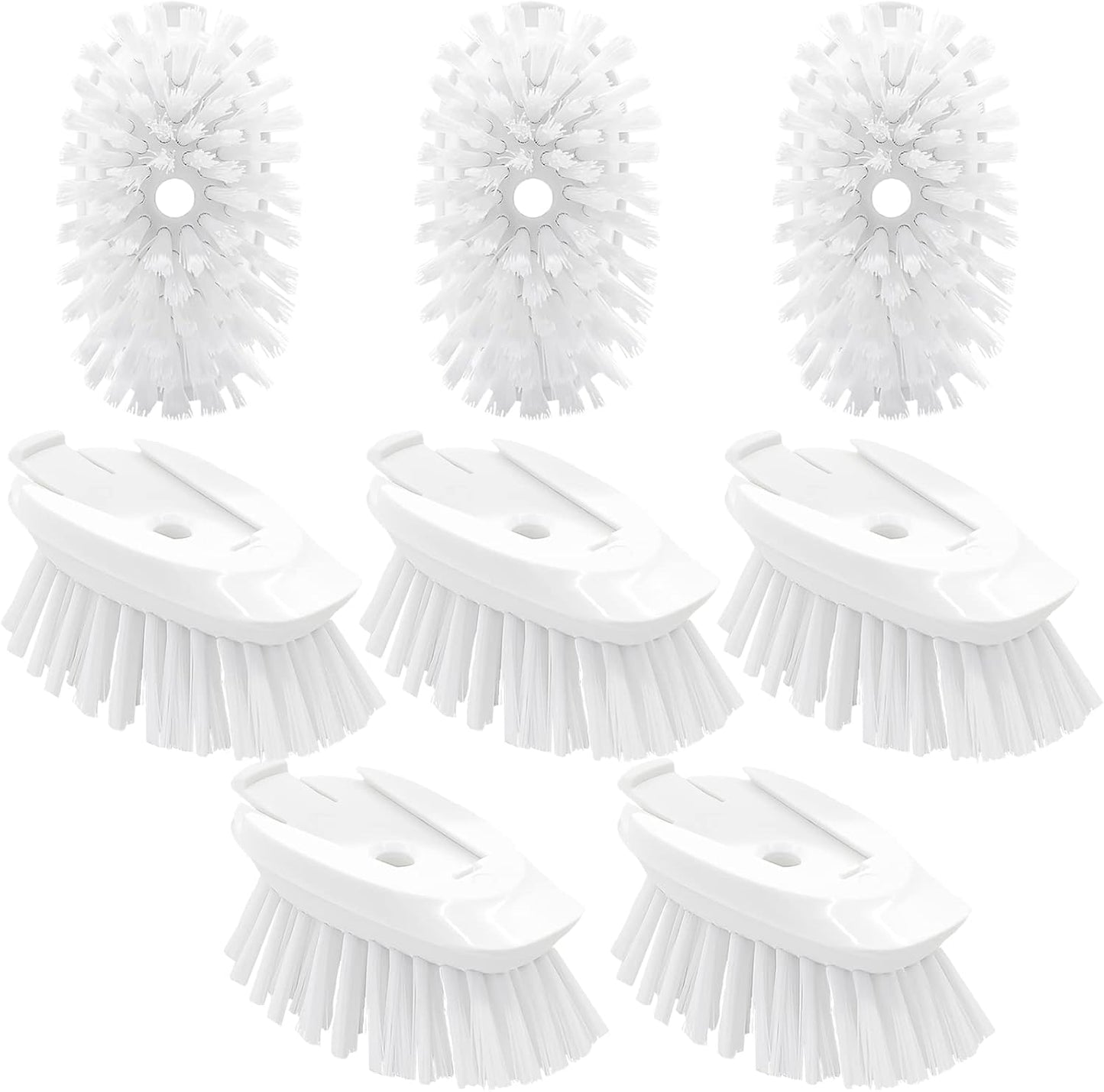 Dish Brush Refills, 12 Pack Dish Brush Replacement Head, Brush Dispenser Refill Fits Soap Dispensing Handle