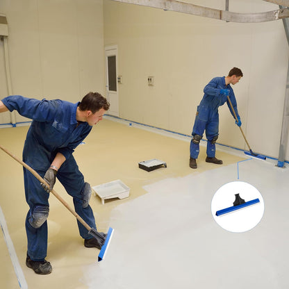 1 Pack 24 Inches Epoxy Floor Squeegees Notched Squeegee for Self Leveling Cement Urethane Epoxy Floor Tools