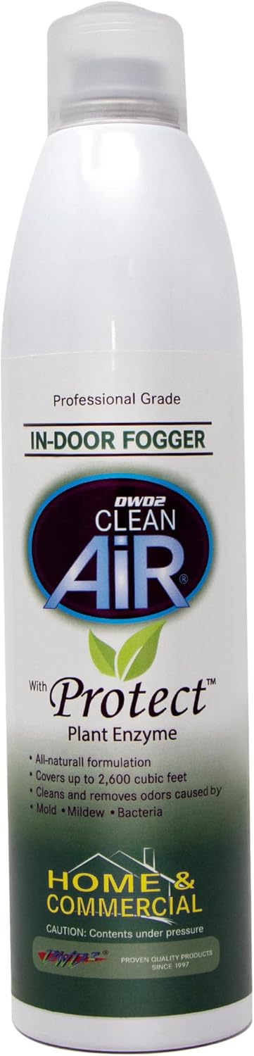 DWD2 Protect™ Home & Commercial Mold-Treatment Plant-Based Mold-Odor Remover Fogger Treatment - eco-friendly solution for a safer and healthier living and working space (8 oz.)