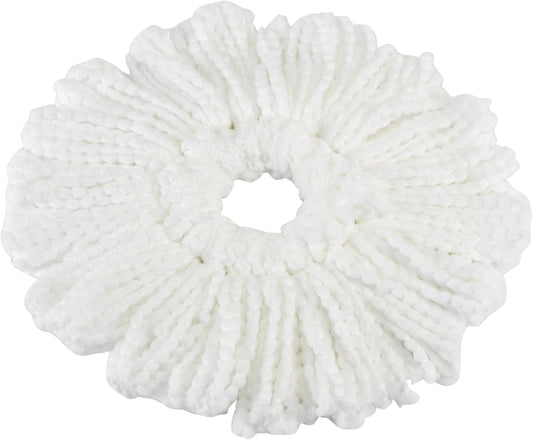Casabella Spin Cycle Floor Mop Microfiber Refill Head, Machine-Washable, White