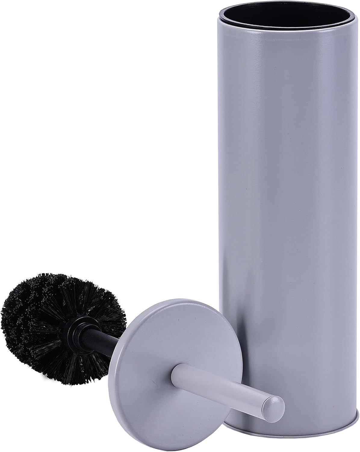 Deep & Sturdy Toilet Bowl Brush with Holder - Durable Scrubbing - Toilet Cleaners - Household Essentials - Bathroom Cleaner - Cleaning Supplies - Household Supplies, Painted Satin Gold