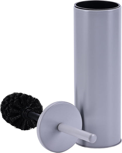 Deep & Sturdy Toilet Bowl Brush with Holder - Durable Scrubbing - Toilet Cleaners - Household Essentials - Bathroom Cleaner - Cleaning Supplies - Household Supplies, Painted Satin Gold
