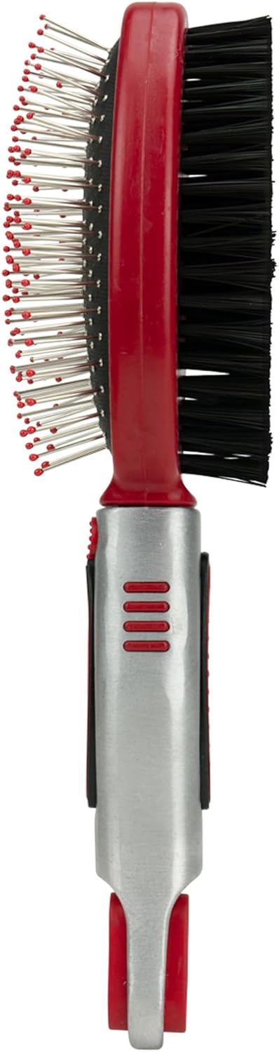 CHI for Dogs Rubber Fur Accumulator Brush, Dog Grooming Tool for Removing Loose Hair and Lint from Coats Furniture Clothing and Car Seats, Flexible Rubber Bristles, Easy Clean Grooming Brush