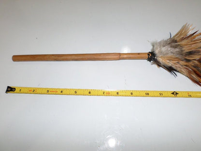 Real chicken rooster feather duster 30 inch