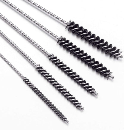 Set of 4 Carburetor Carbon Dirt Jet Remove Cleaner 26 Cleaning Wires Set + 20 Cleaning Needles + 10 Nylon Brushes Tool Kit for Motorcycle ATV Moped Welder Carb Chainsaw Spray Guns Torch Tips