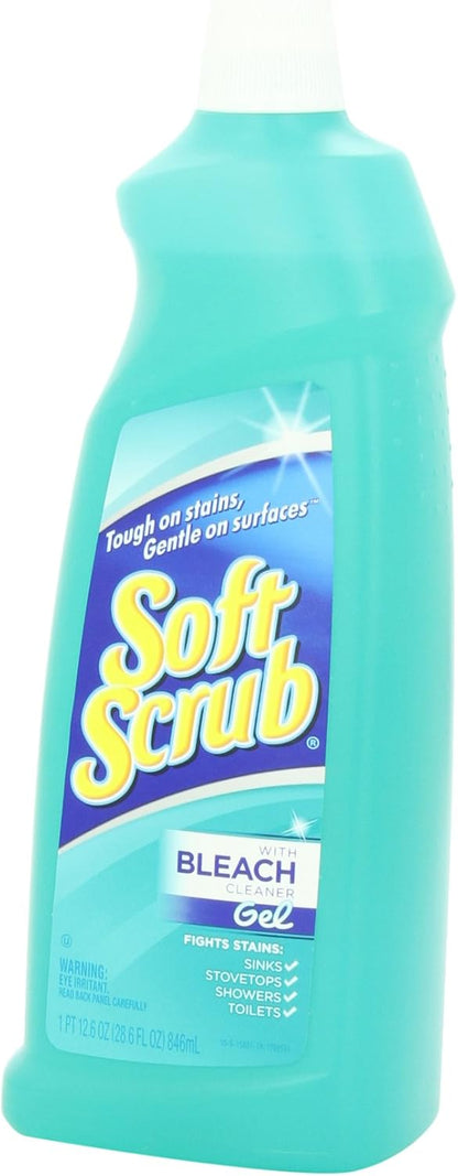 Soft Scrub Soft Scrub Gel Cleanser with Bleach -12.6 Fl Oz (Pack of 2)