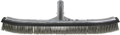 Poolmaster 5-Inch Stainless Steel Pool Algae Detail Brush, Heavy-Duty Aluminum Back, for Gunite Concrete Pools and Spas, Small Narrow Head for Corners, Steps and Tight Areas