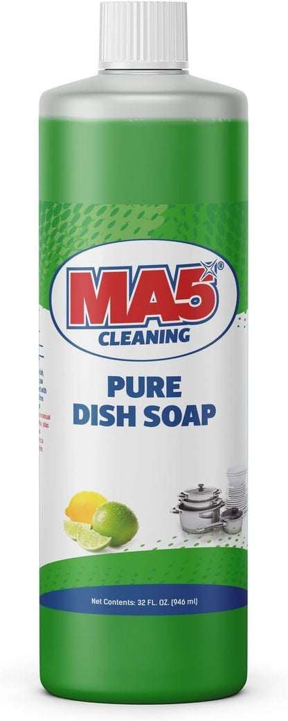 MA5X CLEANING Pure Liquid Dish Soap, 1 Gallon Refill