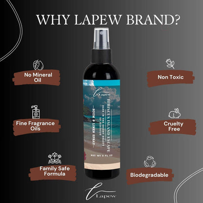 Lapew Room & Linen Spray | Fragrance Mist for Home, Car & Office | Fabric & Air Freshener | Neutralizing Mist | Made in USA | Cozy Cinnamon & Apple - Colors B