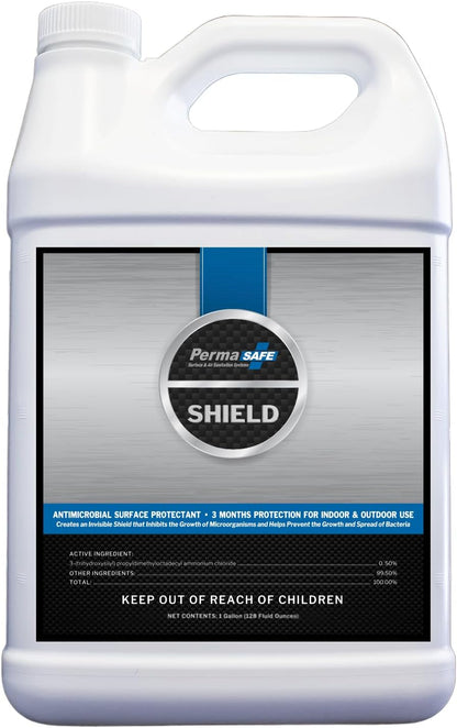 PermaSafe SHIELD, 90-Day Antimicrobial Surface Protectant; Mold, Mildew, Fungi, Algae and Odor Inhibitor, and More. (32 Oz.)
