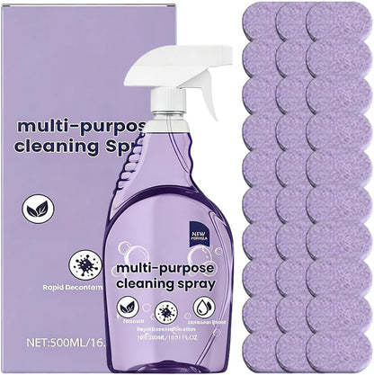 Spray Oven Cleaner & All-Purpose Cleaner, Multi-Surface Cleaning Spray with Concentrated Tablets for Grill, Kitchen, Bathroom, Home (12pcs)