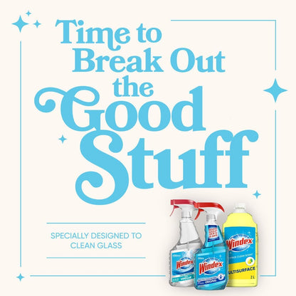 Windex Multipurpose Cleaner Disinfectant Spray Bottle, Fast Clean Surface Cleaner, Citrus Scent, 23 Fl oz