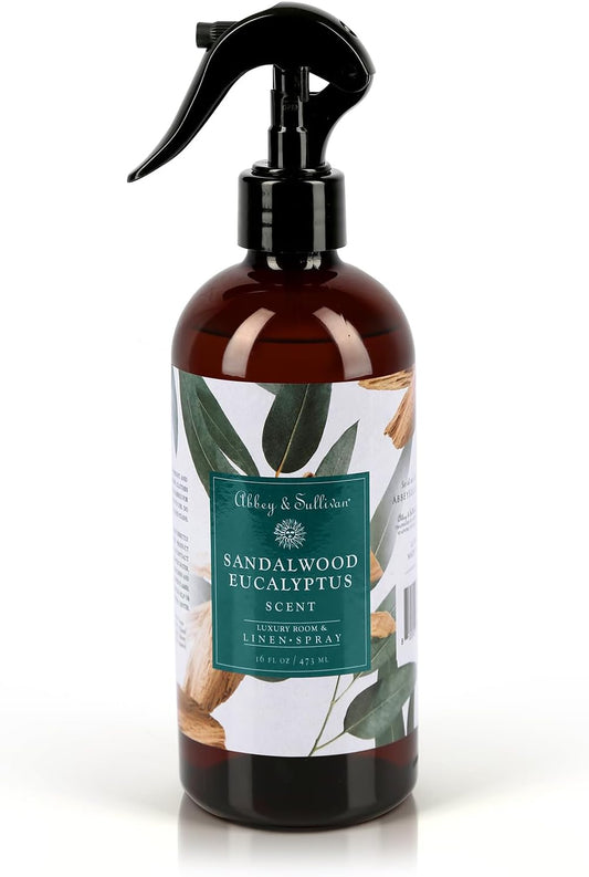 Abbey & Sullivan Linen Spray, Sandalwood Eucalyptus, 16 oz