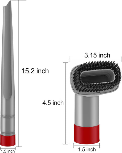 Crevice Tool and Dust Brush Compatible with Shark Rotator NV500, NV501,NV560, NV502, Professional Lift-Away Vacuum Cleaner Compare With Part No. X11FC500