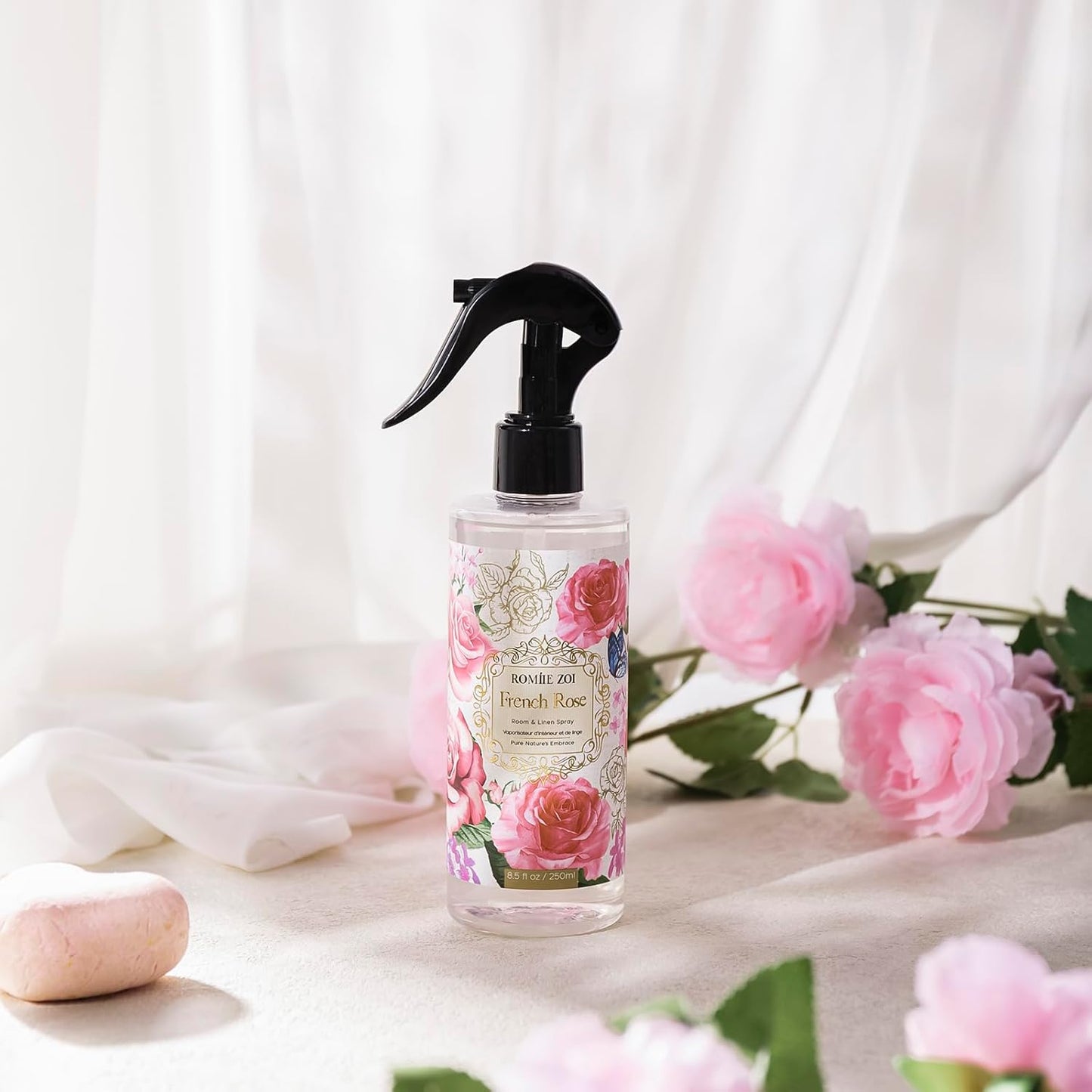ROMIIE ZOI Room Spray Lemon, Air Freshener Spray Made with Natural Plant Extract, Scented Room Spray for Home Fragrance Fabric Spray Freshener 8.5 FL OZ