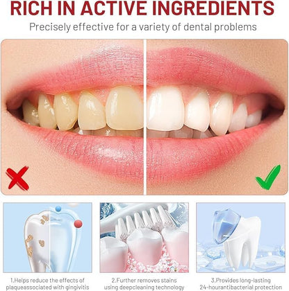 2PC SP-10 Probiotic Whitening Toothpaste – Fresh Breath, Deep Cleaning, Stain Removal– Natural Formula