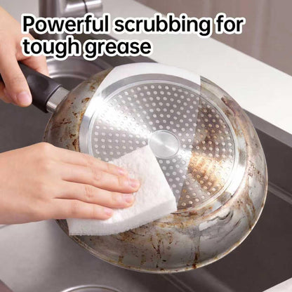 JOYMOOP Textured Clean Sponges, Dual-Sided Non-Scratch Soft Scrub Dish Sponge, Safe for Non-Stick Cookware, Kitchen and Household Cleaning, 12 Pack [Grey & White]