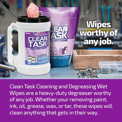 Sellars 90153 Clean Task™ Cleaning & Degreasing Wet Wipes Dispenser