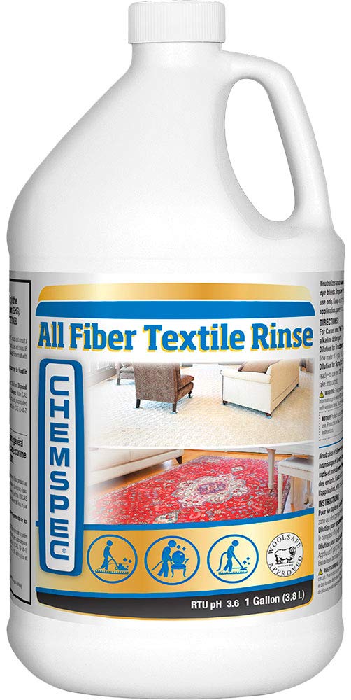 Chemspec All Fiber Textile Rinse – Professional Carpet and Textile Rinse, Liquid Concentrate, 1 gal (C-AFTR1G)