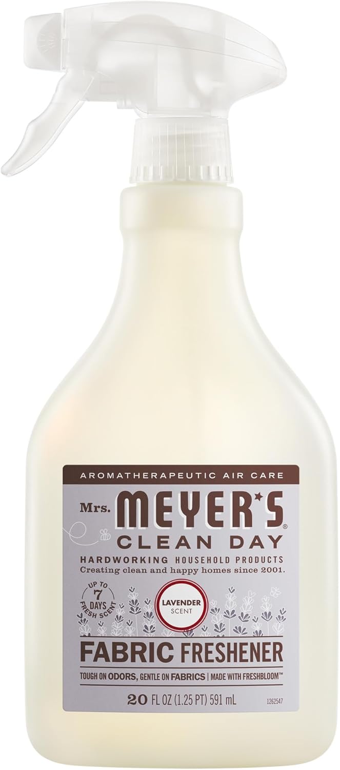 MRS. MEYER'S CLEAN DAY Fabric Freshener, Compassion Flower Scent, 20 Ounce Bottle
