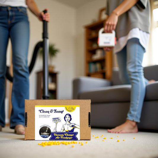 Generic Clean & Scent Vacuum Cleaner Citrus Air Freshener Beads Pack of 5 1.76oz Odor Eliminator for Kitchen, Bathroom, Garage Fresh Dust Bin for Shark, Dyson, Bissell, Dustbuster