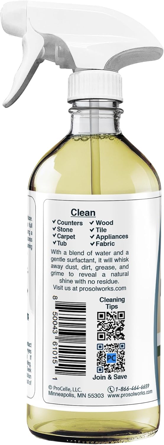Degreaser Cleaner Heavy Duty Cleaning Spray 16 oz - Kitchen Cleaner for Stubborn Splatters, Stove Top, Grill, Drip Pans, & Oven Cleaner - Safe on All Surfaces - Fresh Scent
