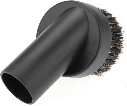 Delaman 32mm Round Dust Brush, 1.25" Small Round Vacuum Cleaner Accessory Vacuum Attachment for Cleaning Vacuum Blinds Hard Small Spaces Soft Bristle