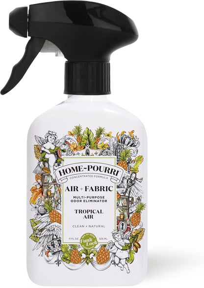 Home-Pourri Air + Fabric Multi-Purpose Odor Freshener Spray, Grapefruit Lychee Vanilla, 11 Fl Oz - Vanilla and Grapfruit Lychee