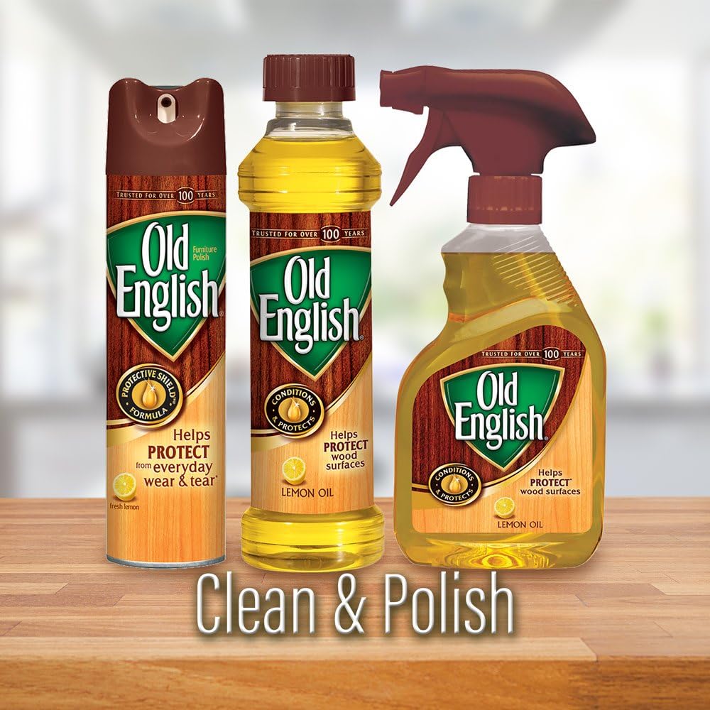 Old English Aerosol Furniture Polish - Lemon - 12.5 oz