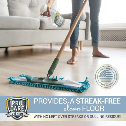 ProCare Floor Cleaner (Made in USA) | Tile, Stone, Laminate, Vinyl & Natural Wood Floor Cleaner for Mopping, Household Supplies, Cleaning Solution with Citrus Aroma - 1 Gal (128 Fl Oz)