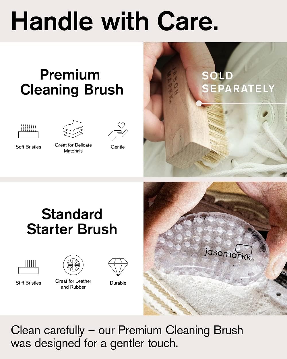 Jason Markk Shoe & Sneaker Cleaning Kits: Essential & Starter Kits, & Starter Box - Deep Cleaning Solution Sets