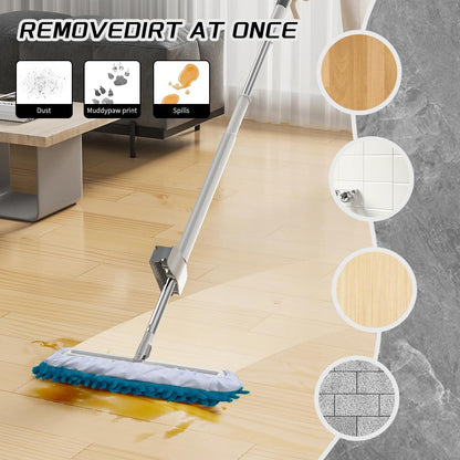 Mop Slippers Socks Floor Cleaning,Microfiber Shoe Covers dust Washable Reusable for Woman Man House Kitchen