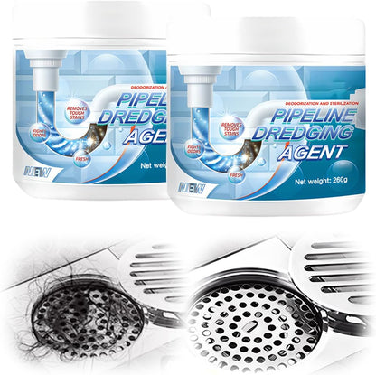 Drain Clog Remover, Powerful Pipe Dredging Agent, Sink Drain Cleaner for Kitchen Bathroom, Unclogging Solution for Pipes, Toilets & Showers (1)