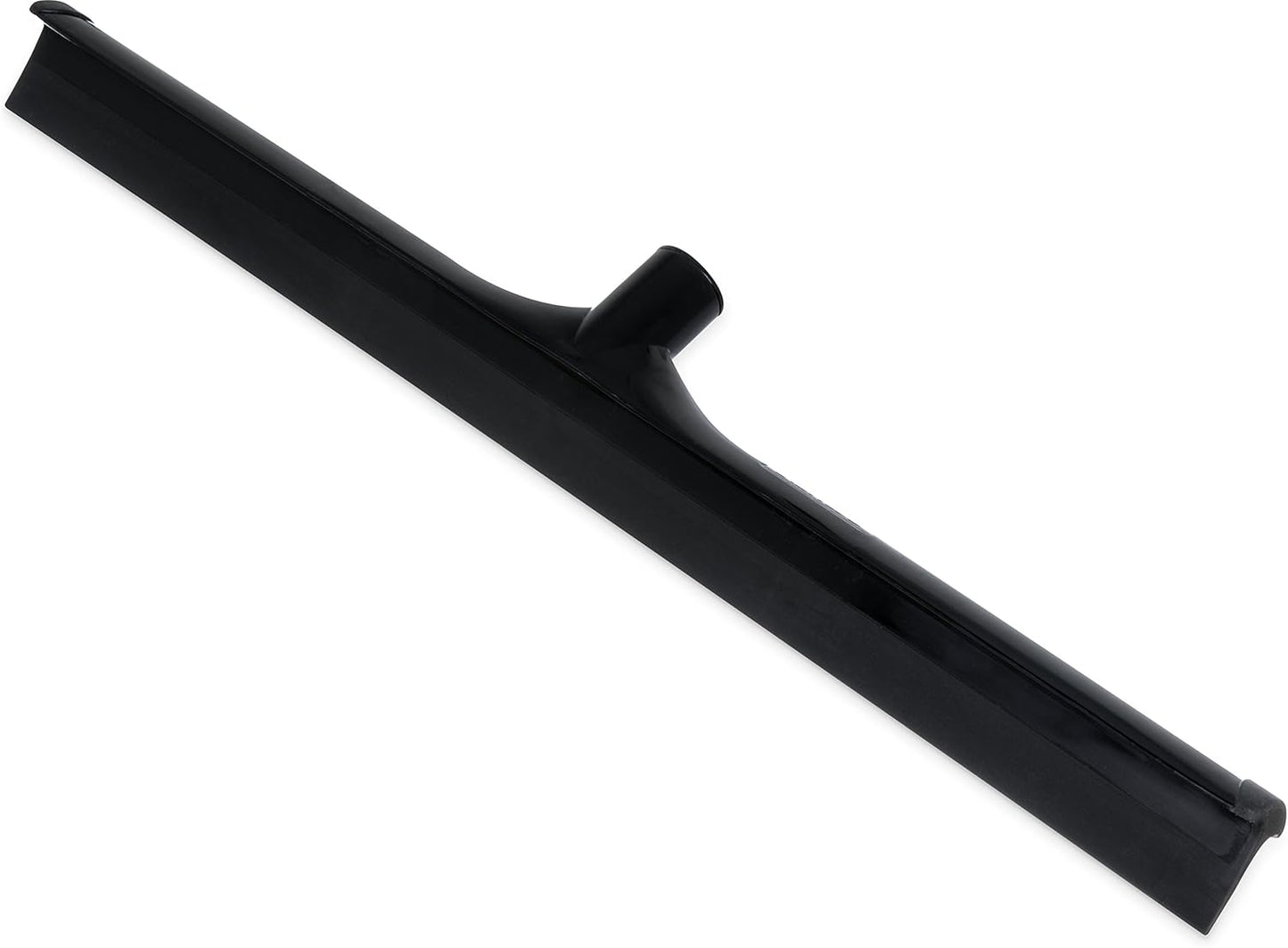 SPARTA 3656803 Plastic Floor Squeegee, Shower Squeegee, Heavy Duty Squeegee With Rubber Blade For Windows, Glass, Shower Doors, Floors, Windshields, 24 Inches, Black