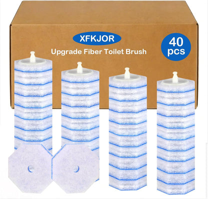 100 Count Toilet Wand Refills for Clorox Toilet Wand - Upgrade 3-Layer Thickened Toilet Brush, Replacement Heads for Clorox Toilet Wand Refills, 5X Cleaning Power | No Falling Apart